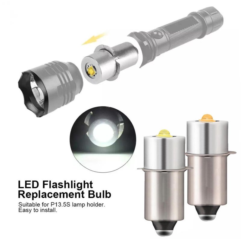 مصباح فلاش LED P13.5S 6-24V، لمبة، مصباح يدوي، مصباح عمل، لمبات ماجليت، مصابيح يدوية (6-24 فولت أبيض) - Image 5